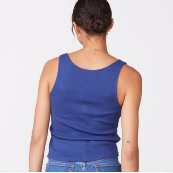 MONROW Baby Thermal Loose Henley Tank In White Size Medium - Picture 2 of 9